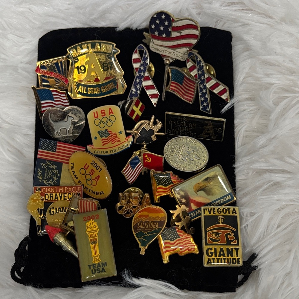 Patriotic Pin Collection